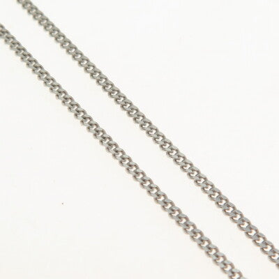 925 Sterling Silver Italy Curb Chain Necklace 16"