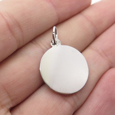 REMBRANDT RQC 925 Sterling Silver Vintage Wine Goblet Religious Charm Pendant