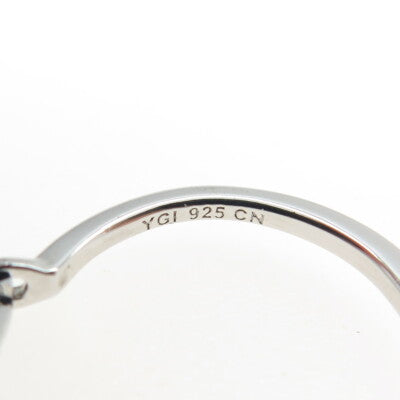 925 Sterling Silver Round-Cut C Z Floral Hoop Earrings