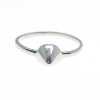 925 Sterling Silver Cone / Arrowhead Ring Size 7.25