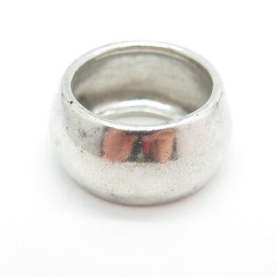 CHAPAL ZENRAY 925 Sterling Silver Vintage Modernist Band Ring Size 6.75
