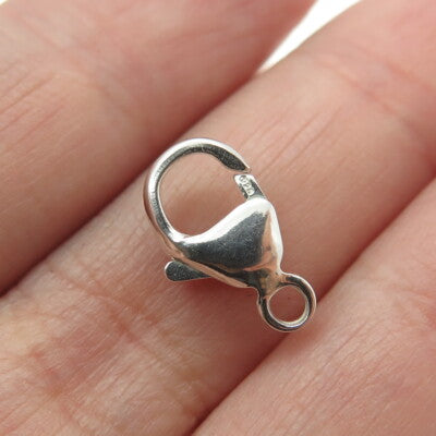 925 Sterling Silver Lobster Claw Clasp for Bracelet & Necklace