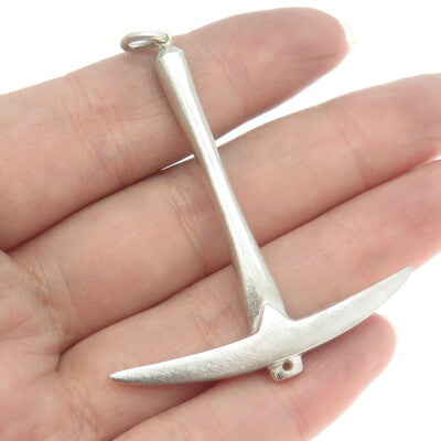 925 Sterling Silver Vintage CLRD Celtic Axe Pendant