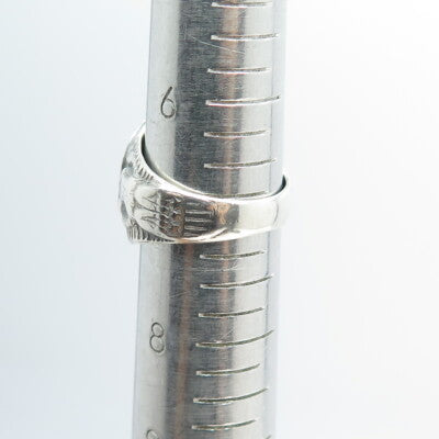 925 Sterling Silver Antique WWII US Army Recruiting Command Ring Size 7.25