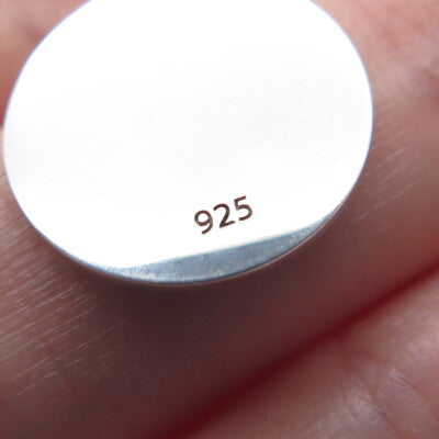 925 Sterling Silver Blue Enamel Libra Zodiac Sign Minimalist Charm Pendant