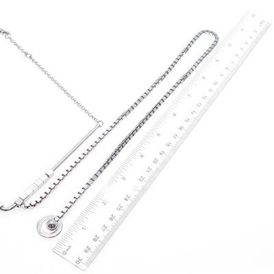 925 Sterling Silver Vintage Modernist Belly Cable Chain Necklace 18-20"