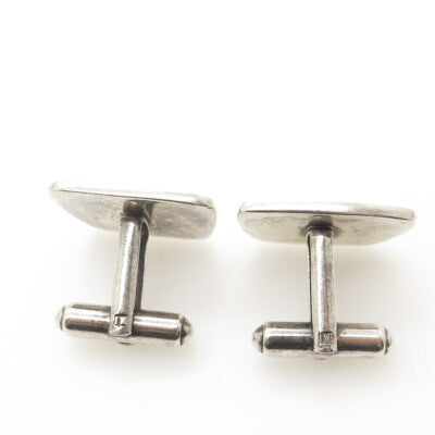 925 Sterling Silver Vintage Modernist Spotted Cufflinks