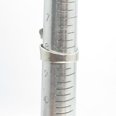 925 Sterling Silver Vintage Modernist Bypass Adjustable Ring Size 8.5