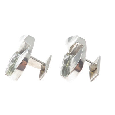 BJORN WECKSTROM LAPPONIA 925H Sterling Vintage 1970 Finland Modernist Cufflinks