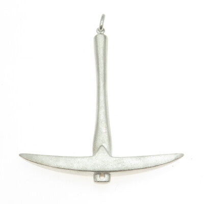 925 Sterling Silver Vintage CLRD Celtic Axe Pendant