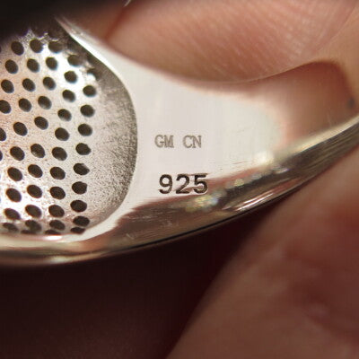 925 Sterling Silver Pave Multi-C Z Domed Ring Size 8.25