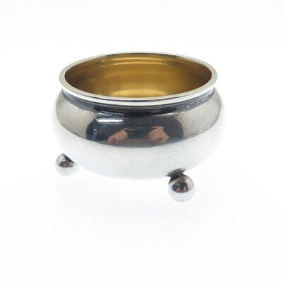 THE STONE SILVER CO. 925 Sterling Antique Victorian Personal Salt Cellar #69