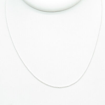 925 Sterling Silver Italy Cable Chain Necklace 16"