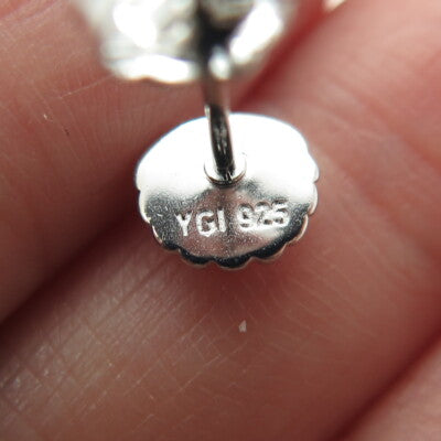 925 Sterling Silver Seashell Stud Earrings