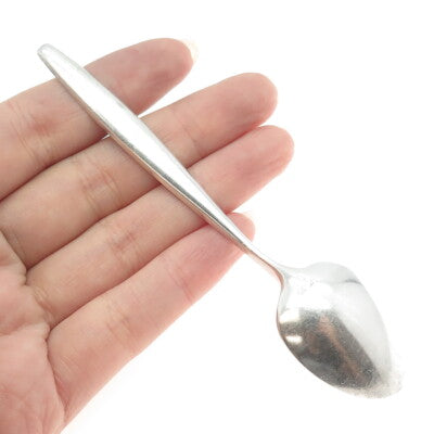GEORG JENSEN 925 Sterling Silver Vintage 1954 Cypress Five O'Clock Teaspoon