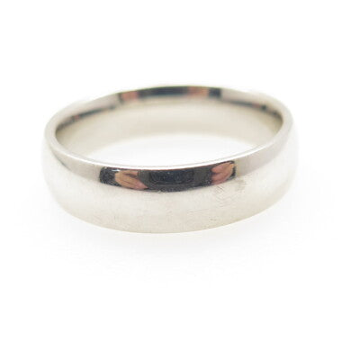 GLAMIRA 925 Sterling Silver Real Diamond Wedding Band Ring Size 7