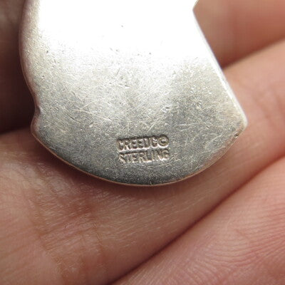 CREED 925 Sterling Silver Antique Art Deco St. Anthony Religious Pendant