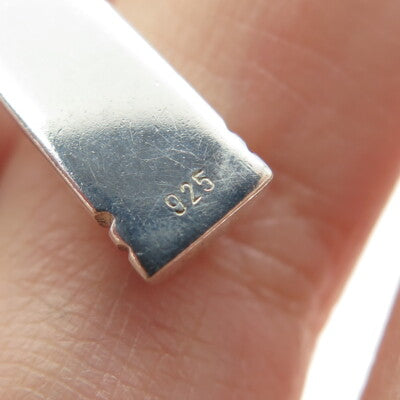925 Sterling Silver Vintage Axe Large Pendant