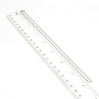 925 Sterling Silver Italy Curb Chain Necklace 16"