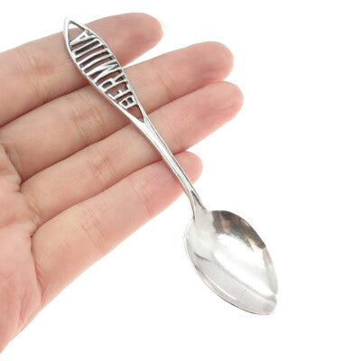 BREADNER MFG CO. 925 Sterling Silver Vintage Bermuda Coffee Spoon
