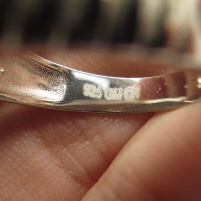 925 Sterling Silver Round-Cut Shaped C Z Ring Size 9.25