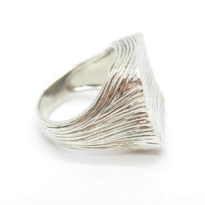 BARSE 925 Sterling Silver Vintage Textured Ring Size 7