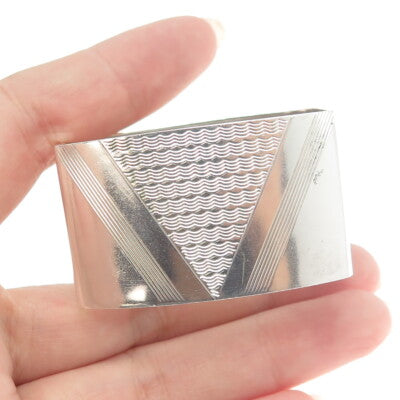 JAMES DIXON & SONS Sterling Silver Antique 1934 Birmingham Napkin Ring Holder
