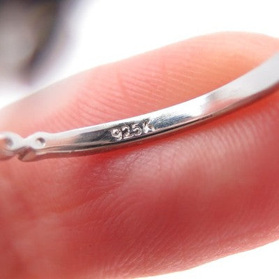 925 Sterling Silver Round-Cut C Z Laurel Leaf Ring Size 8.75
