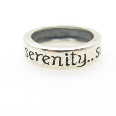 MWS Mark Wasserman Samara 925 Sterling Silver Vintage Serenity Band Ring Size 6