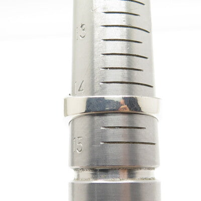 925 Sterling Silver Round & Tapered Baguette C Z Statement Ring Size 14.5