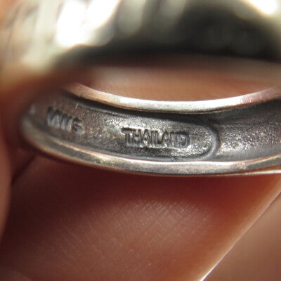 MWS Mark Wasserman Samara 925 Sterling Silver Vintage Faith Band Ring Size 6