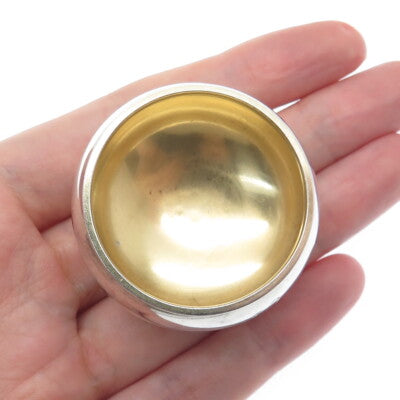 THE STONE SILVER CO. 925 Sterling Antique Victorian Personal Salt Cellar #69