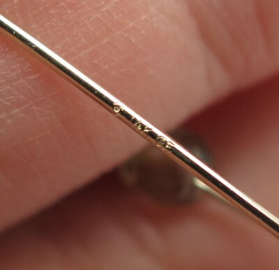 925 Sterling Silver & 14K Gold Filled Vintage Modernist Floral Dangling Earrings