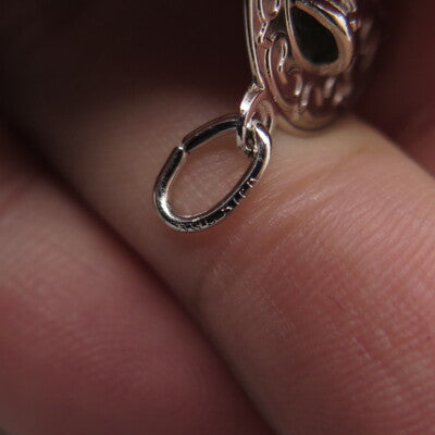 REMBRANDT RQC 925 Sterling Silver Vintage Wine Goblet Religious Charm Pendant