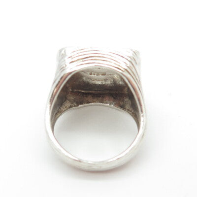 BARSE 925 Sterling Silver Vintage Textured Ring Size 7