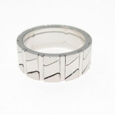 NEOS 925 Sterling Silver Textured Zig Zag Band Ring Size 8.25