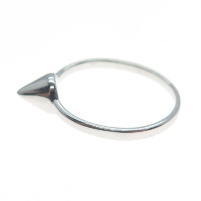 925 Sterling Silver Cone / Arrowhead Ring Size 7.25