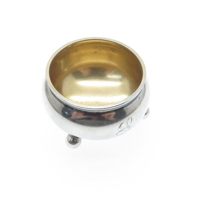 THE STONE SILVER CO. 925 Sterling Antique Victorian Personal Salt Cellar #69