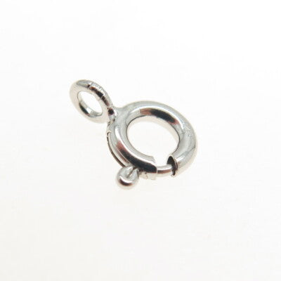 925 Sterling Silver SET of 5 Spring Ring Lock Clasps For Bracelet & Necklace
