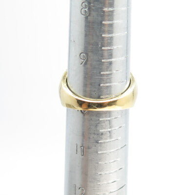 925 Sterling Silver Gold Plated Pave C Z Ring Size 10