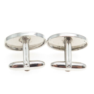 SPEIDEL 925 Sterling Silver Vintage Engraved Floral Oval Cufflinks