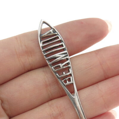 BREADNER MFG CO. 925 Sterling Silver Vintage Bermuda Coffee Spoon