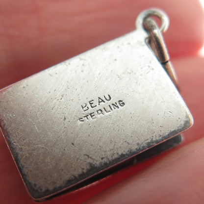 BEAU 925 Sterling Silver Antique Sweet For The Sweet Box Minimalist Pendant