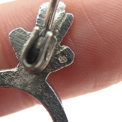 925 Sterling Silver Vintage African Inaranganak Croix Touareg Pin Brooch