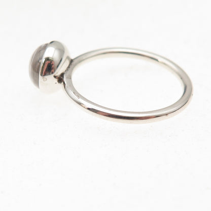 Pandora 925 Sterling Silver Crystal April Birthday Blooms Ring Size 6.75