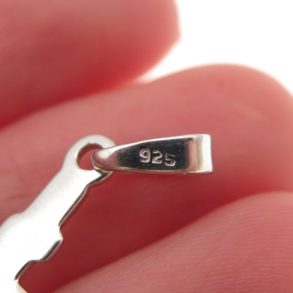 925 Sterling Silver Cross Religious Charm Pendant