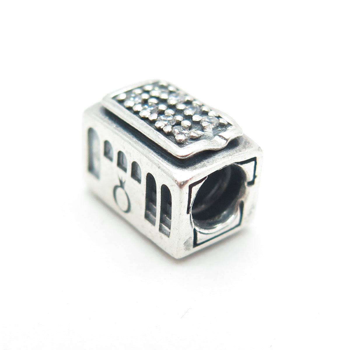 PANDORA 925 Sterling Silver Cable Car Charm