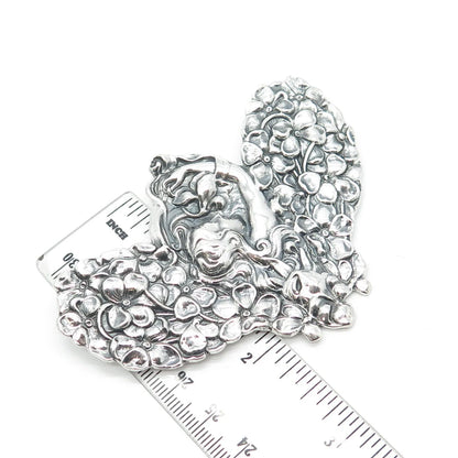 925 Sterling Silver Vintage Metropolitan Museum of Art Girl Pin Brooch/Pendant