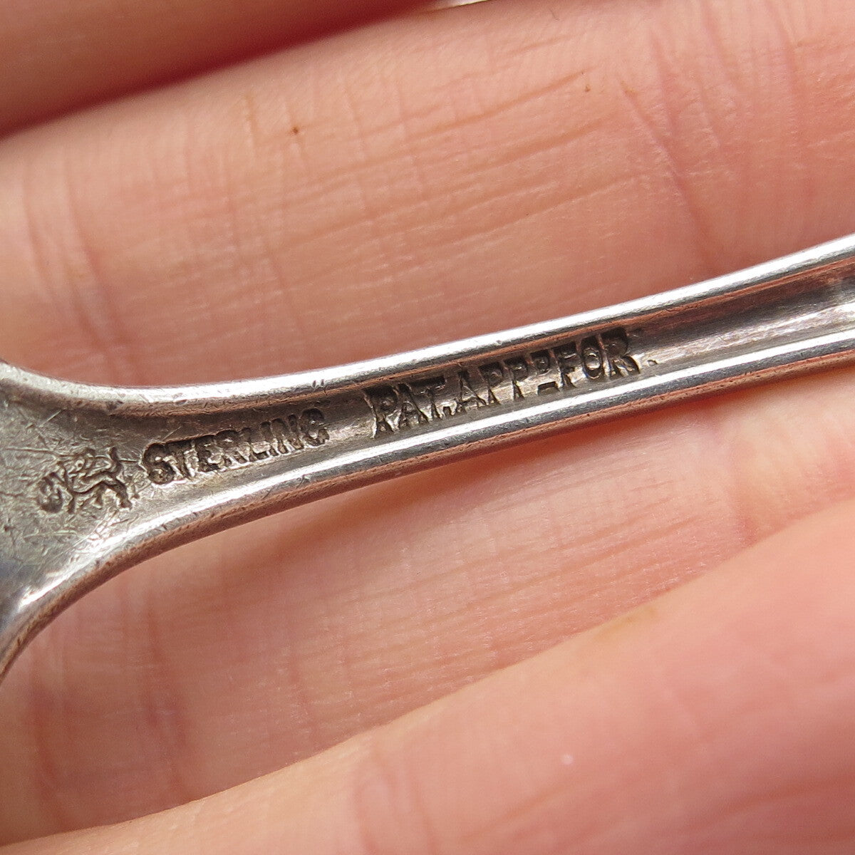 WHITING MFG CO. 925 Sterling Silver Antique Victorian 1890 Laureate Teaspoon