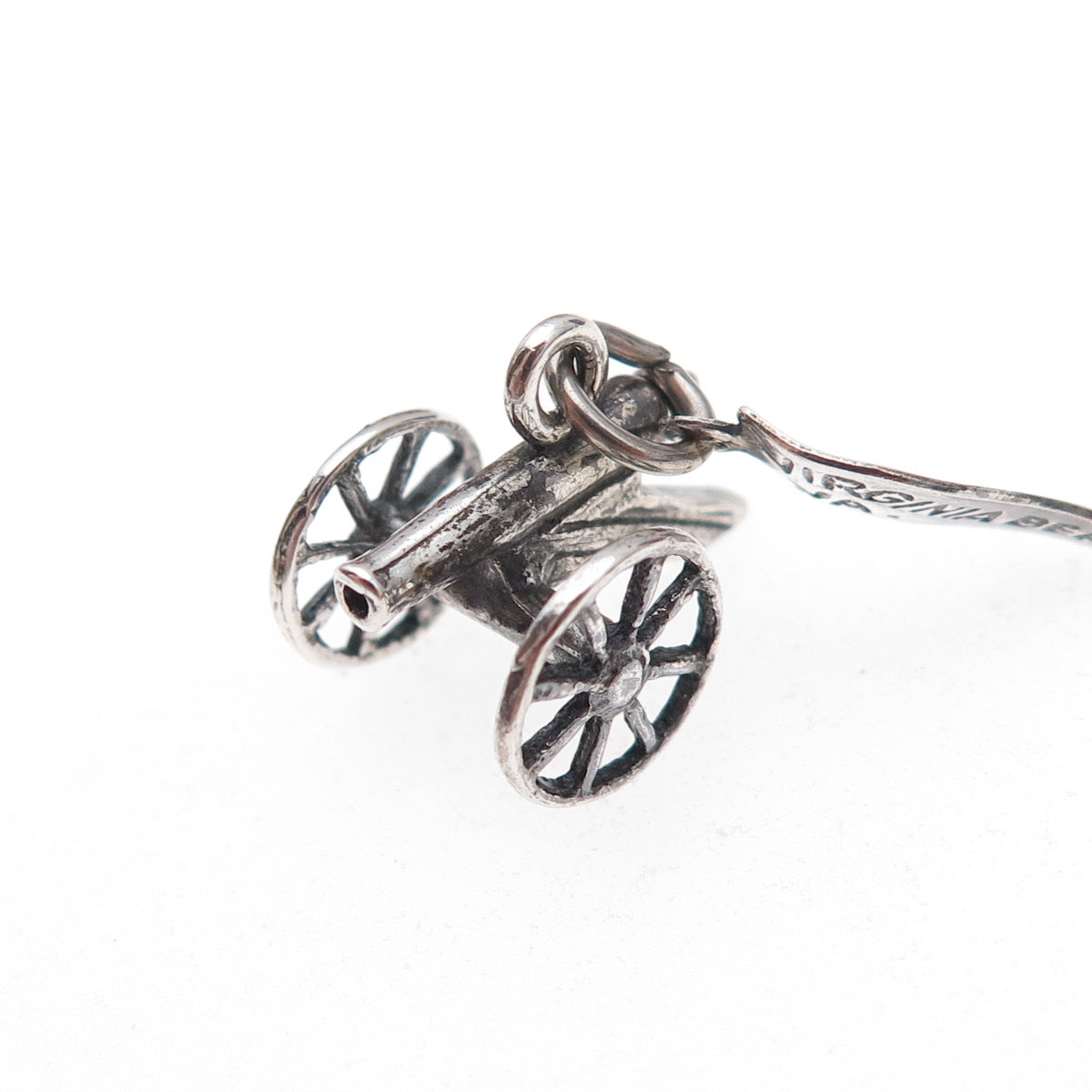 Pacific Jewelry 925 Sterling Silver Vintage Cannon Oxidized 3D Charm Pendant